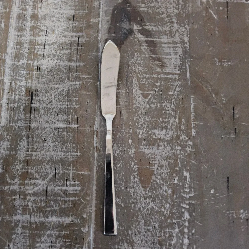 Dansk Meridian Butter Spreader Set of 2 Stainless Steel 18/10 MCM Flatware